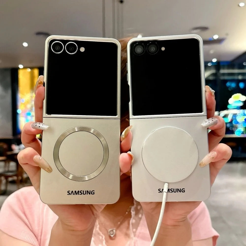 Etui de téléphone magnétique pour Samsung