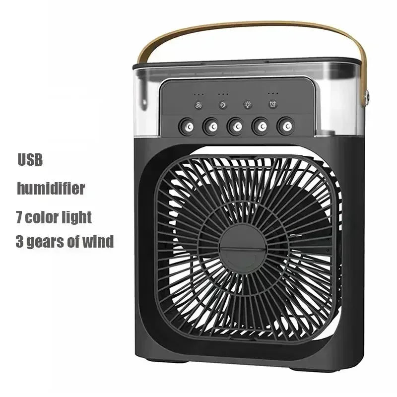 Ventilateur humidificateur multifonction à 5 sorties de brumisation