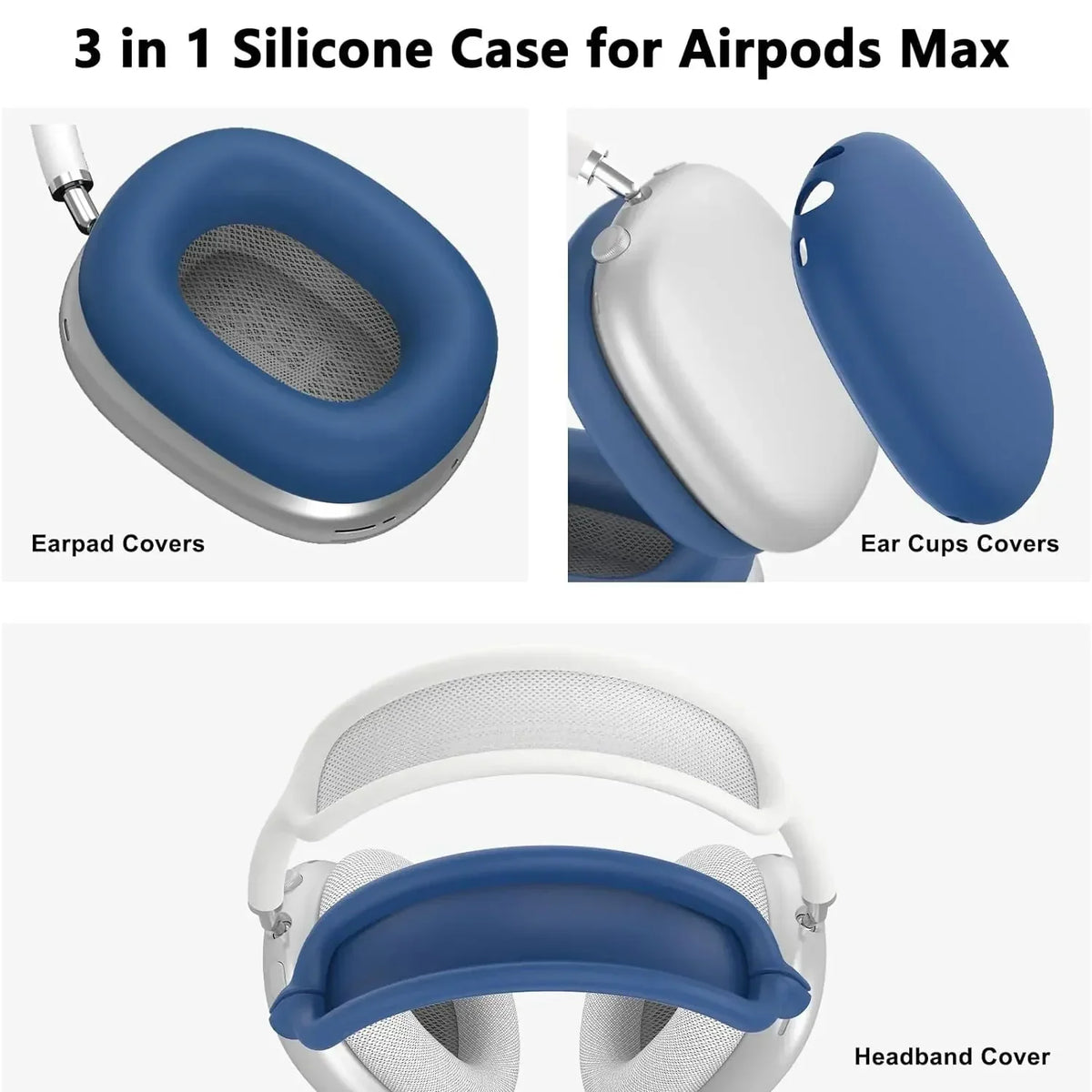 Étui pour écouteurs en silicone