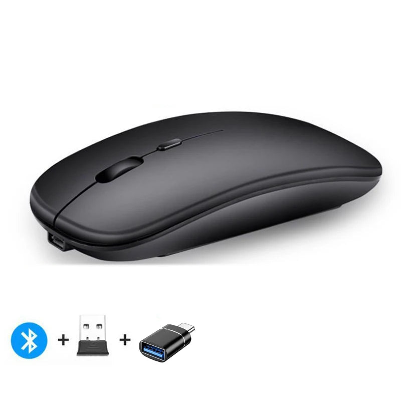 Souris sans fil Bluetooth rechargeable