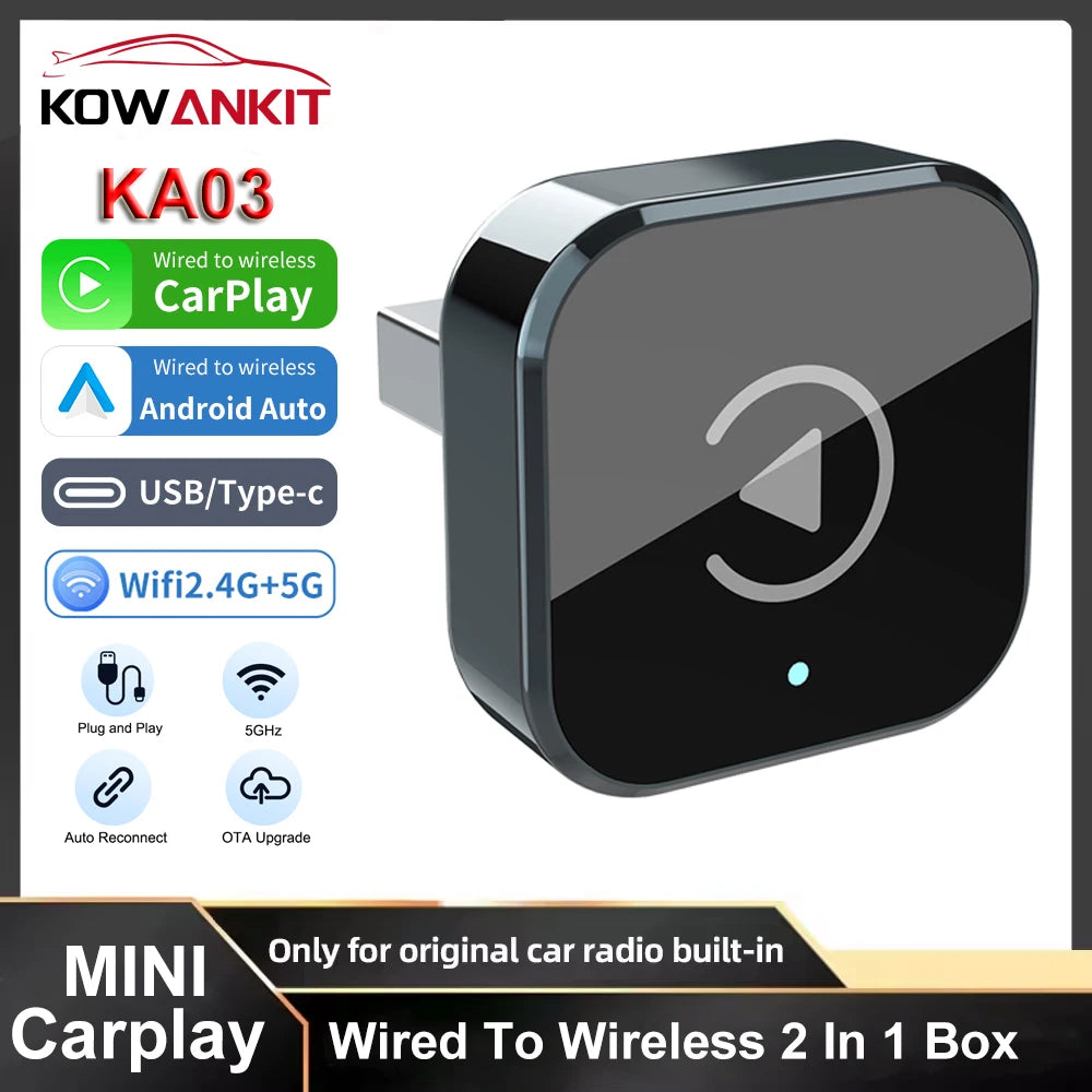 Adaptateur CarPlay sans fil (version améliorée 2026)