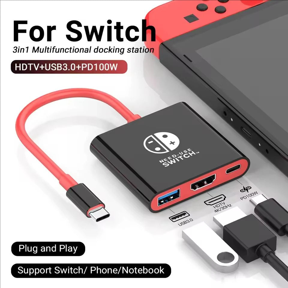 Station d'accueil Nintendo Switch 1