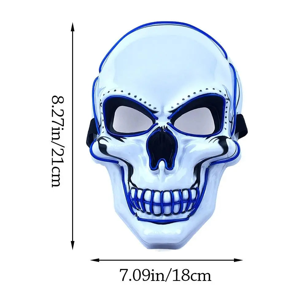 Masque crâne avec LED