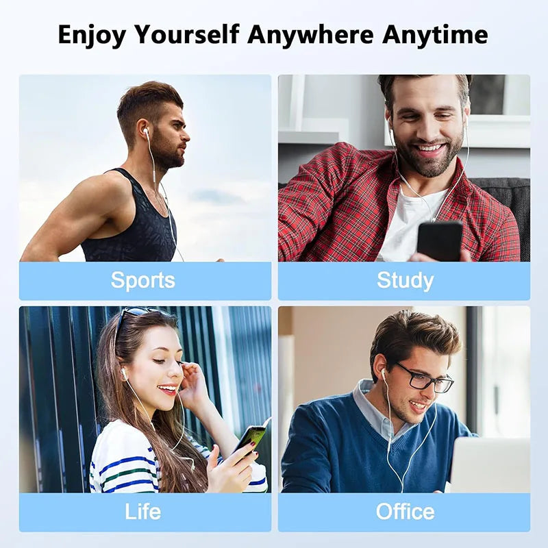 Ecouteurs filaire compatible avec iPhone
