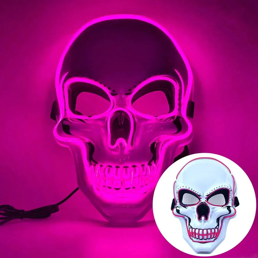 Masque crâne avec LED
