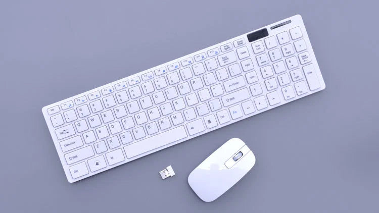 Clavier et souris sans fil compatible avec Windows, PC, Android et IOS