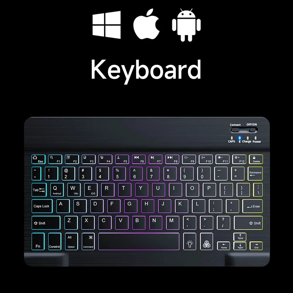 Clavier 10 pouces et souris sans fil