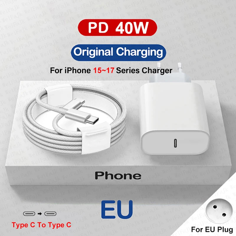 Chargeur Type C et Apple