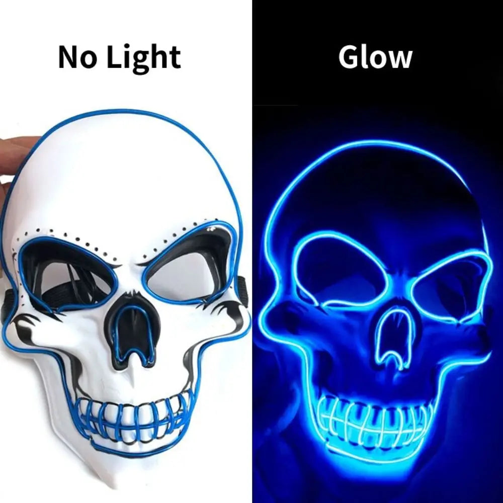 Masque crâne avec LED