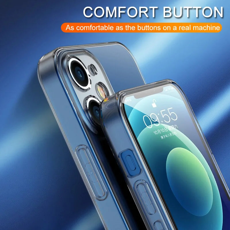 Coque de téléphone ultra-fine et transparente iPhone