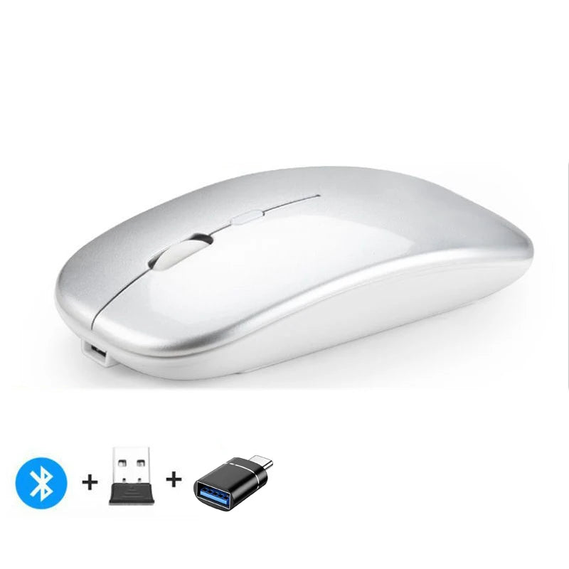 Souris sans fil Bluetooth rechargeable