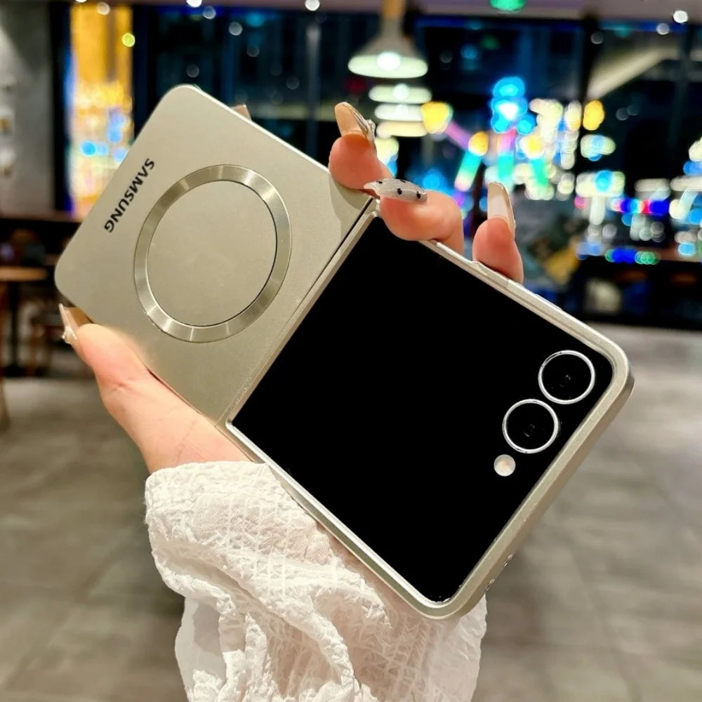 Etui de téléphone magnétique pour Samsung