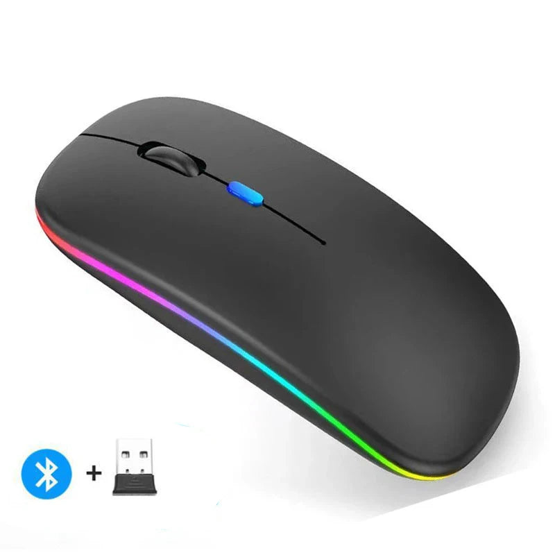 Souris sans fil Bluetooth rechargeable