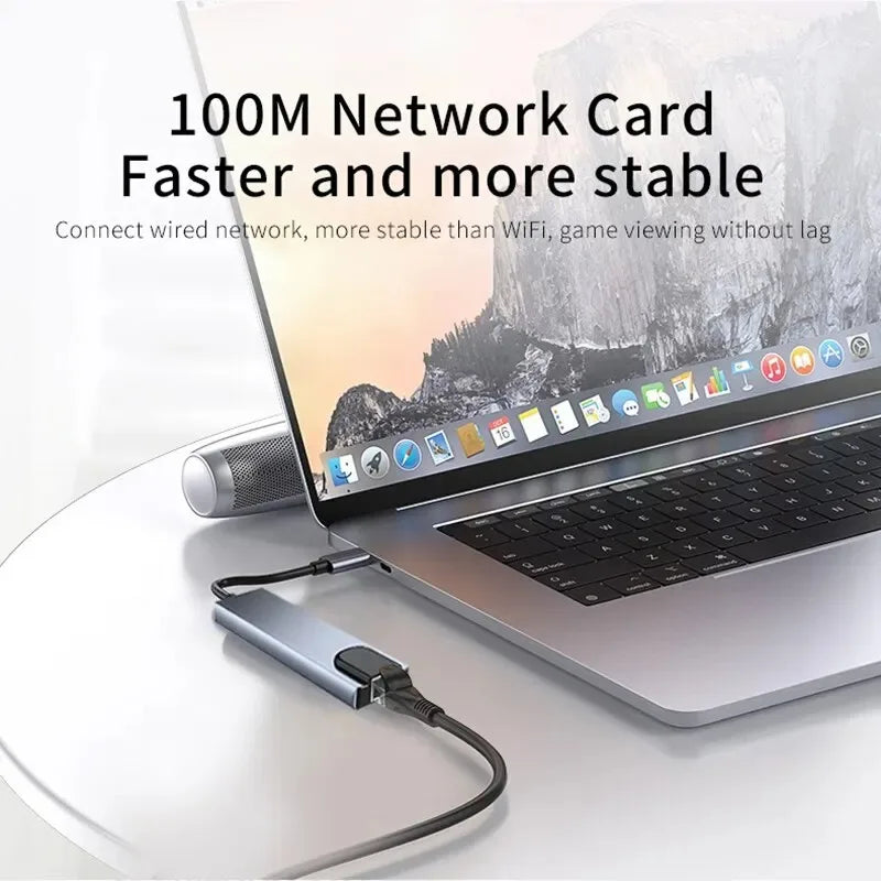 Adaptateur USB C 8 en 1