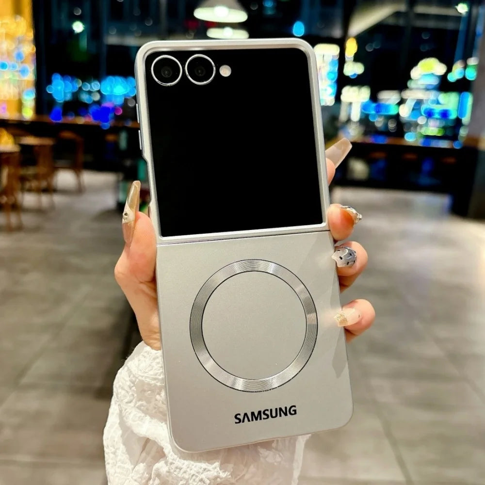 Etui de téléphone magnétique pour Samsung