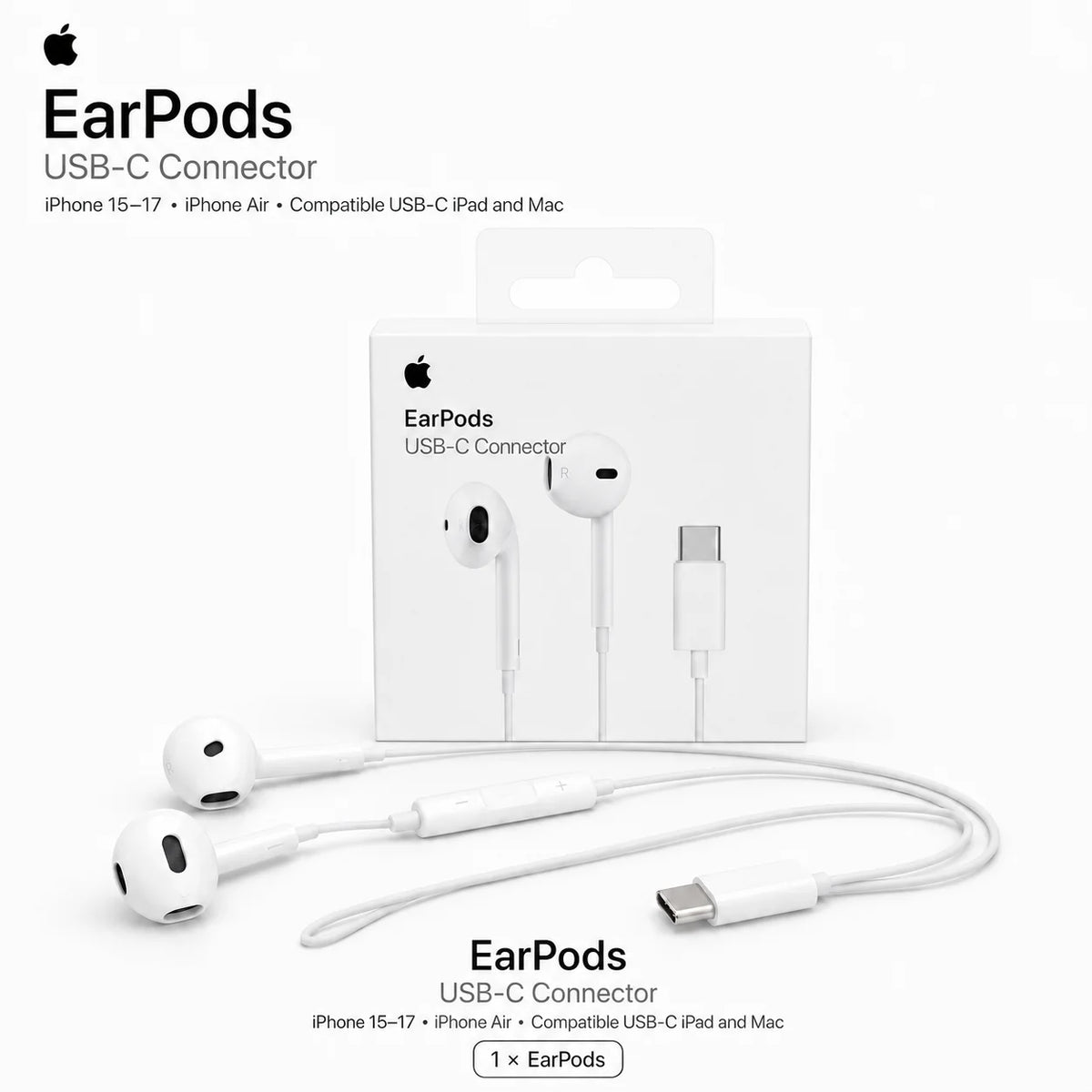 Ecouteur compatible avec IPhone et Android
