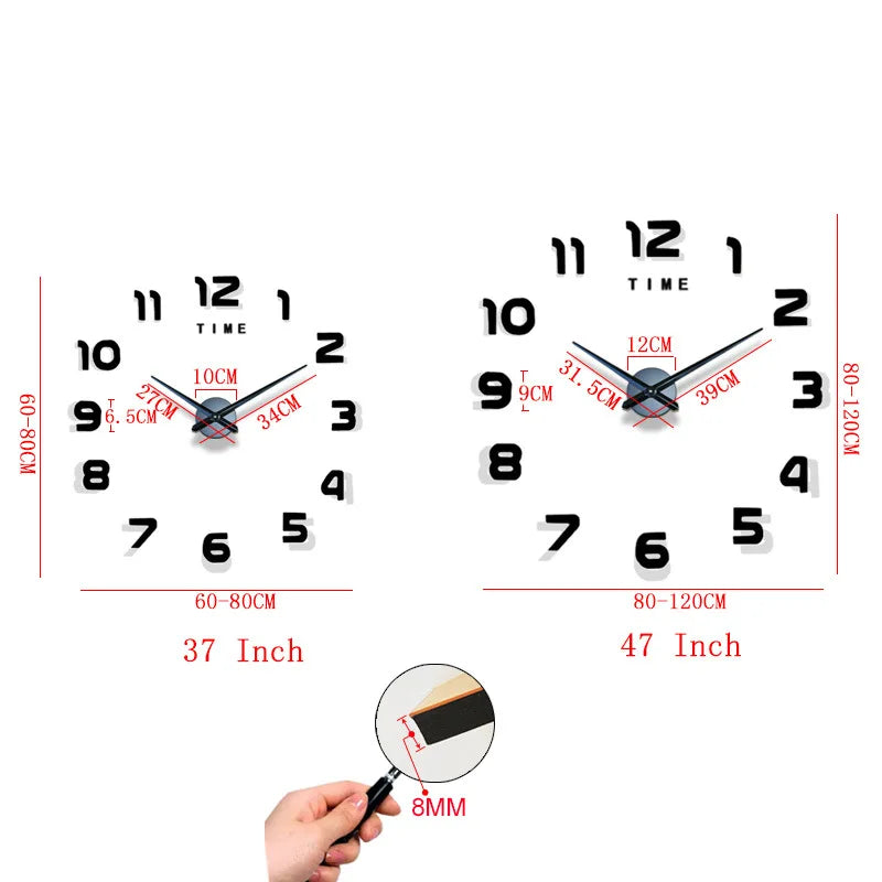 Horloge Murale Grande Taille Design Moderne