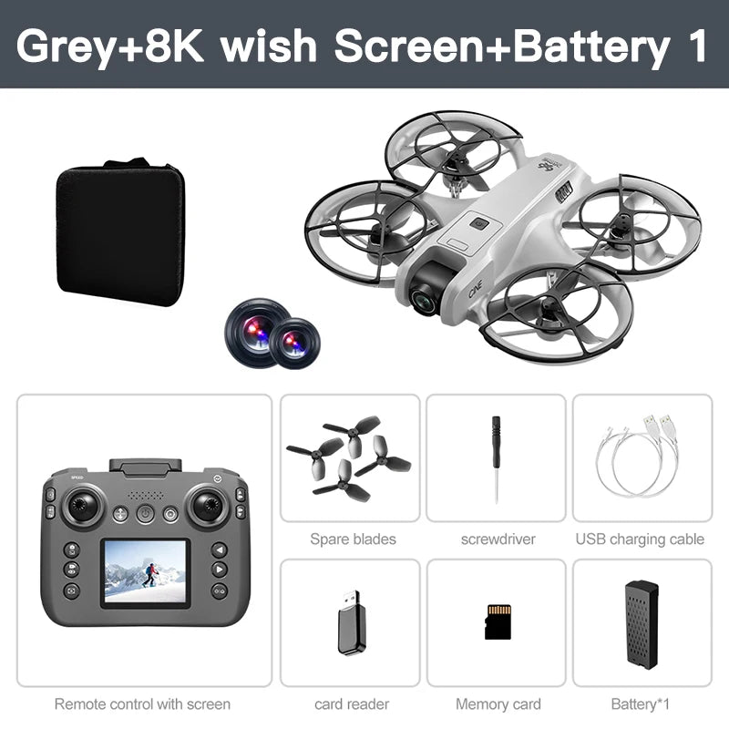 Mini Drone V666 Originel 4K Professionnel avec Double Caméra 8k