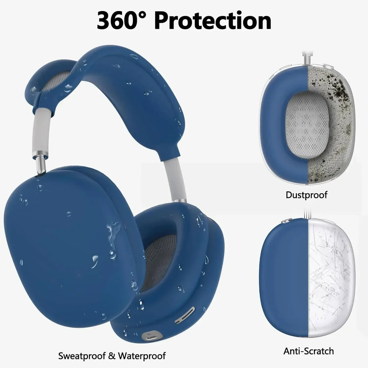 Étui pour écouteurs en silicone