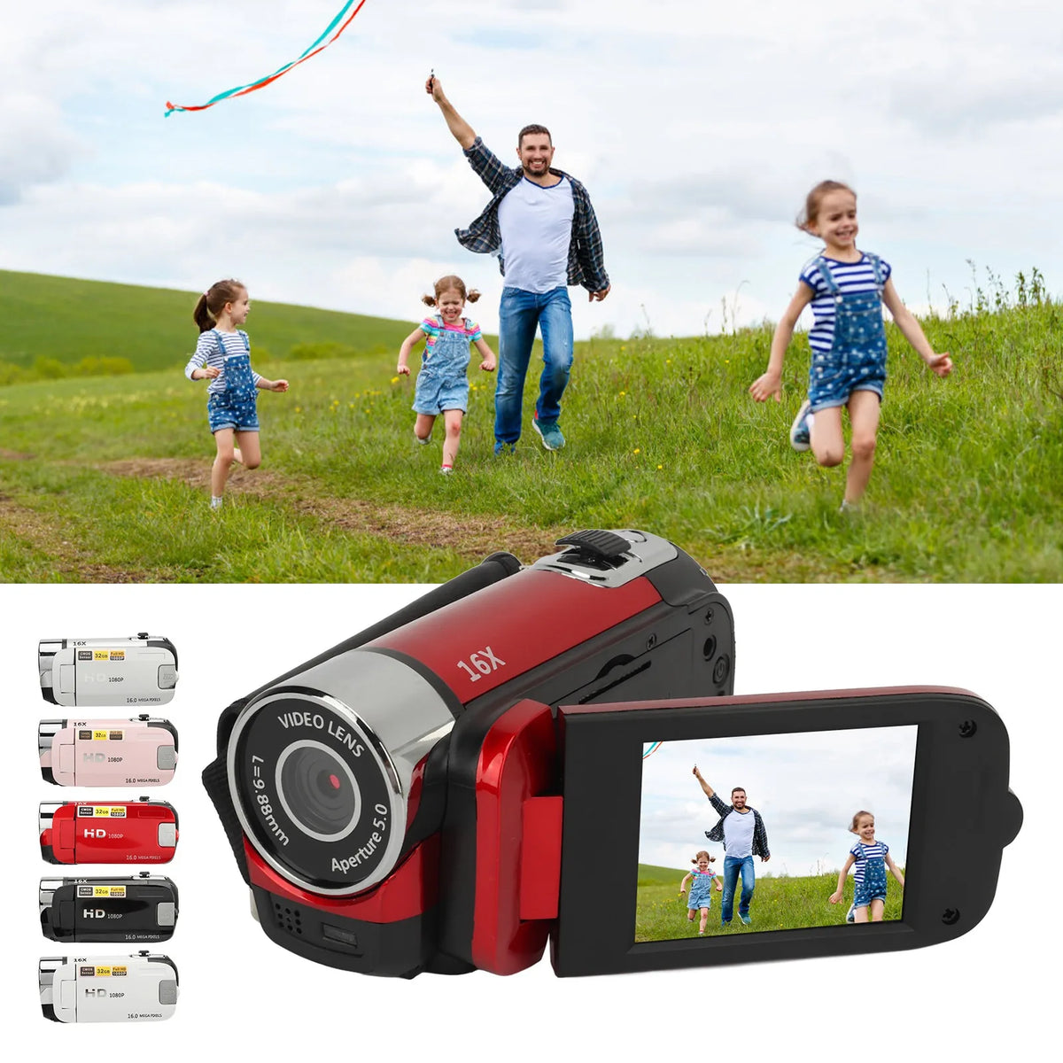 Camescope numérique HD 1080p 16 MP