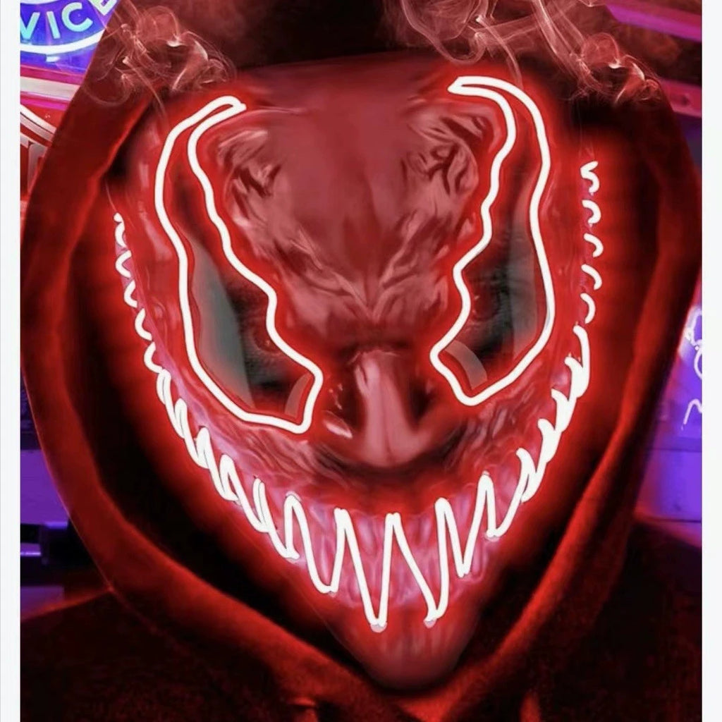 Masque Venom Halloween avec LED intégrée