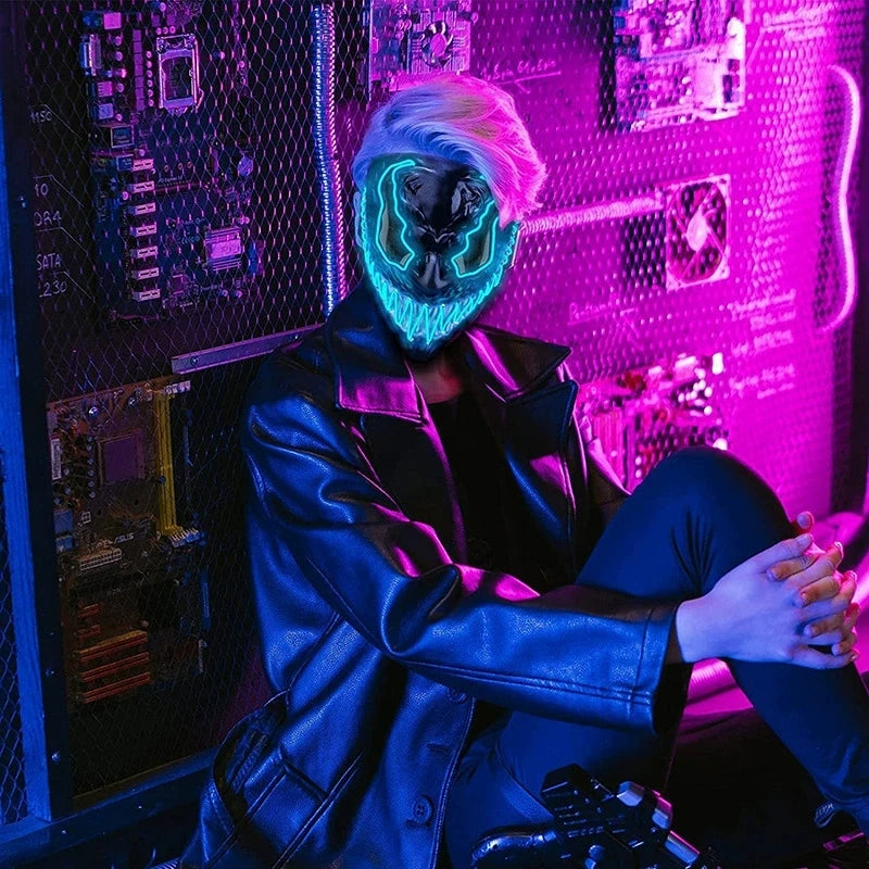 Masque Venom Halloween avec LED intégrée