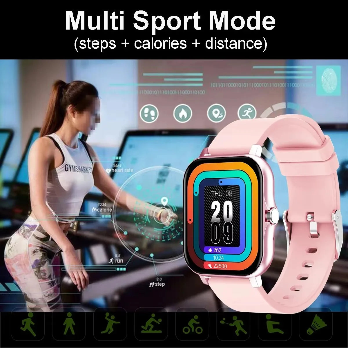 Montre connectée multifonctionnelle