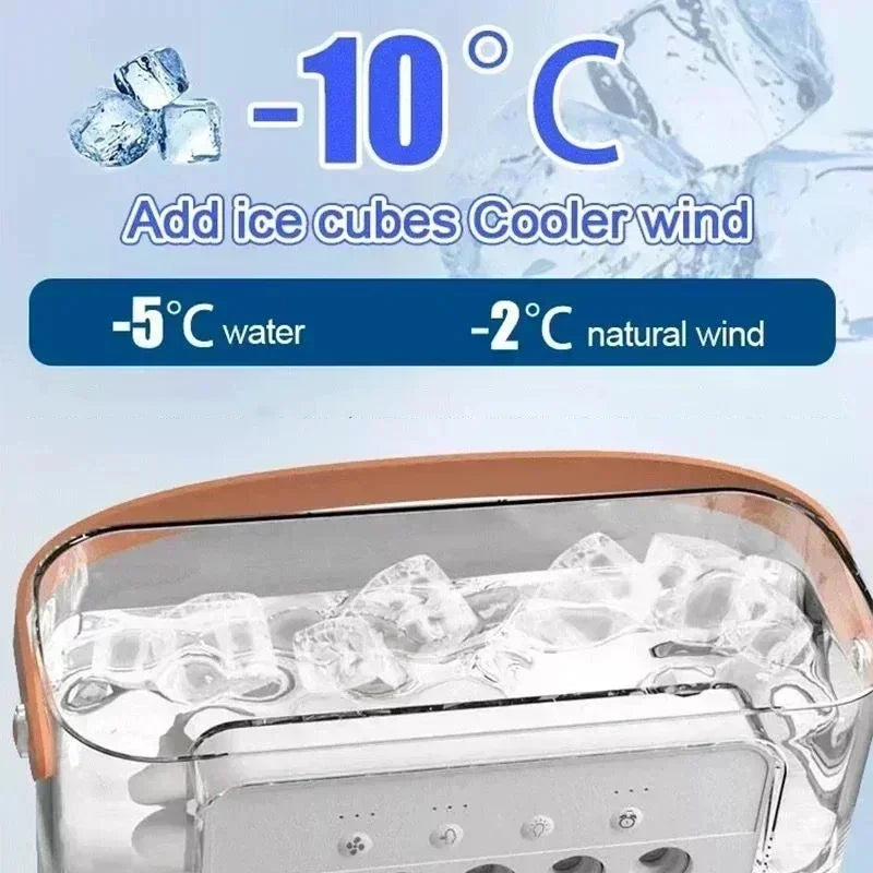 Ventilateur humidificateur multifonction à 5 sorties de brumisation