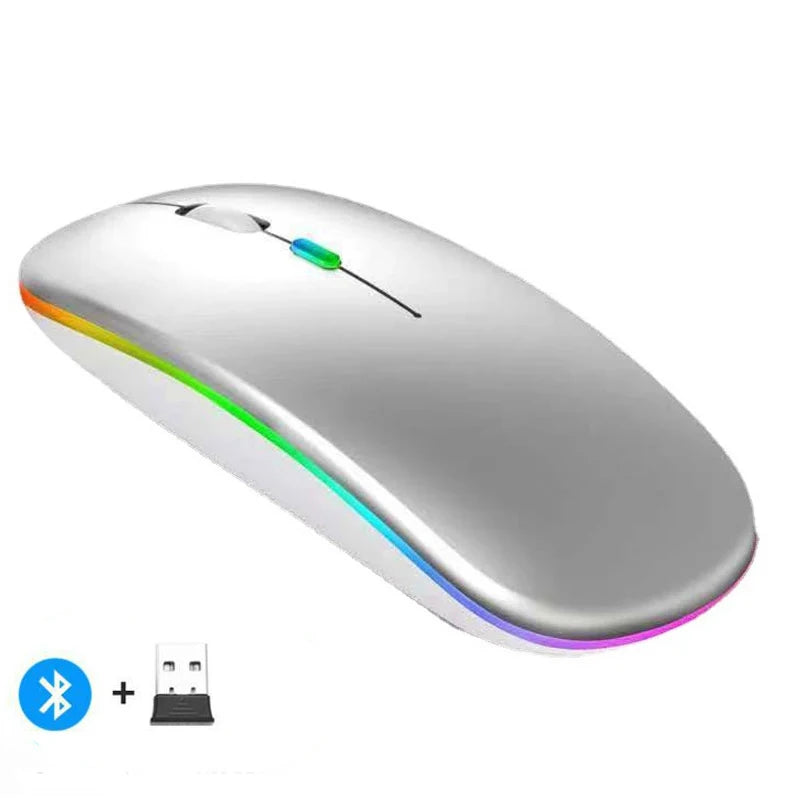 Souris sans fil Bluetooth rechargeable