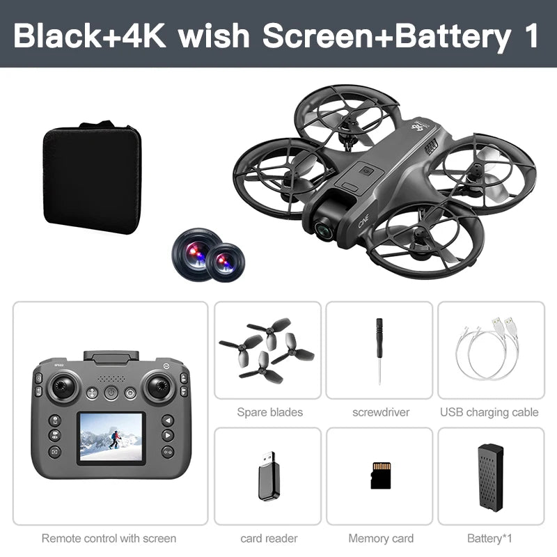 Mini Drone V666 Originel 4K Professionnel avec Double Caméra 8k