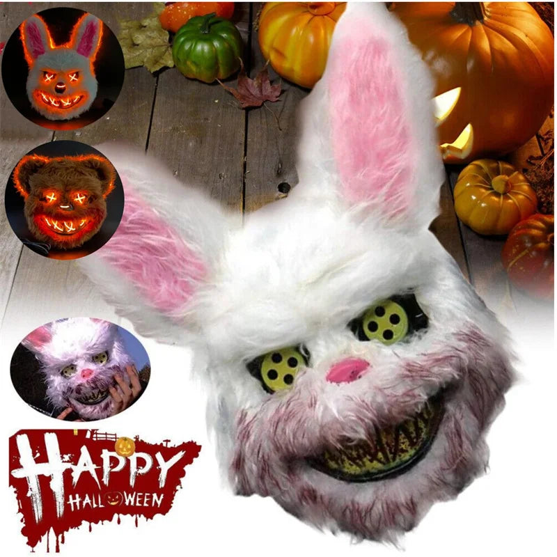 Masque de lapin et Ours Halloween