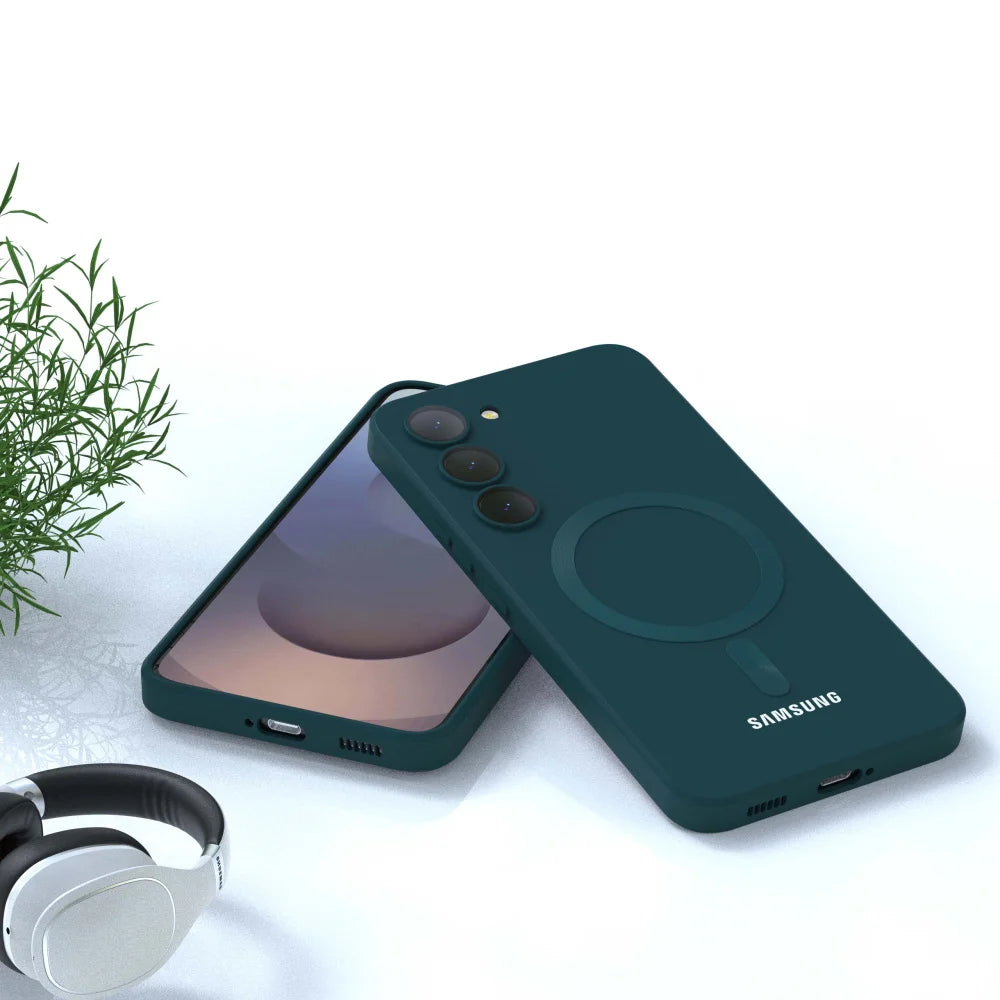 Coque magnétique en silicone Samsung