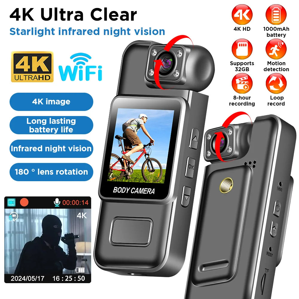 Mini caméra Ultra HD 4K WIFI