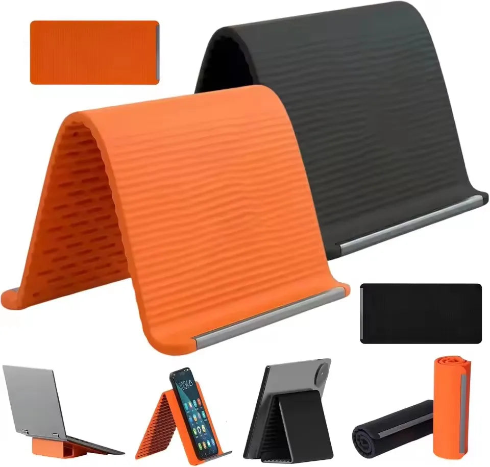 Support de téléphone portable en silicone pliable et flexible