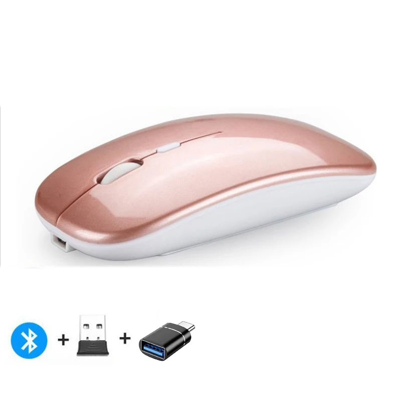 Souris sans fil Bluetooth rechargeable