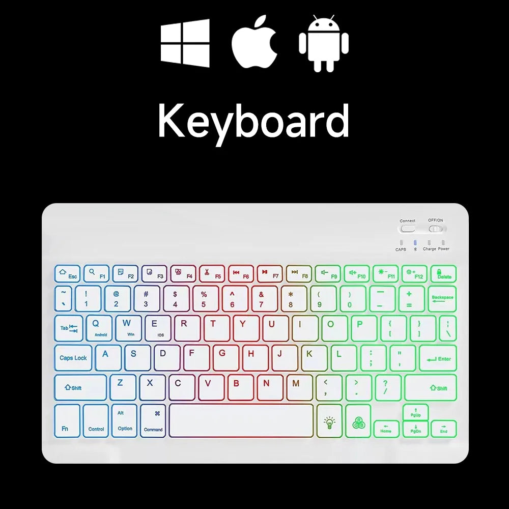 Clavier 10 pouces et souris sans fil