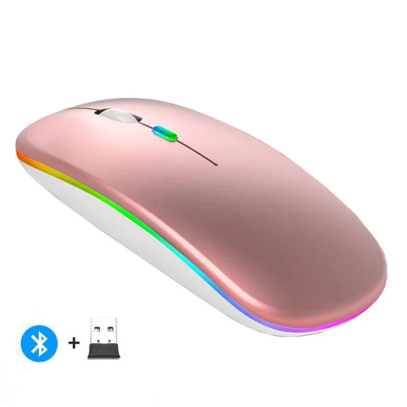 Souris sans fil Bluetooth rechargeable