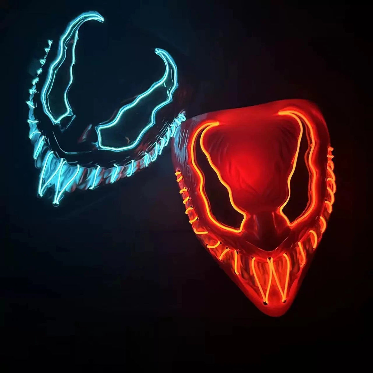 Masque Venom Halloween avec LED intégrée