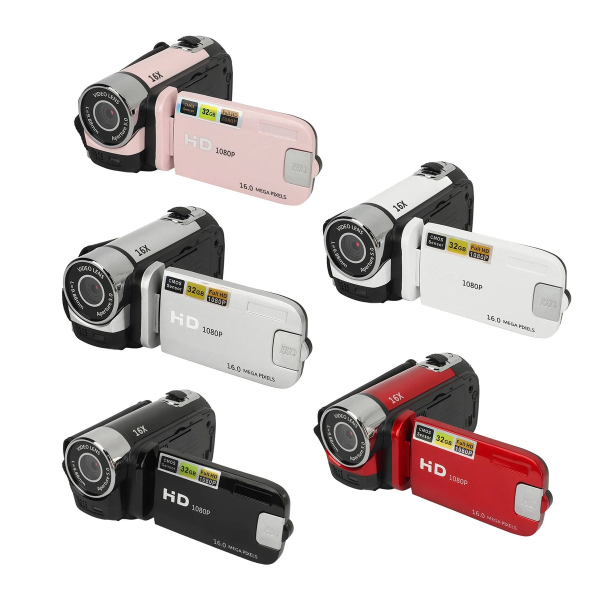 Camescope numérique HD 1080p 16 MP