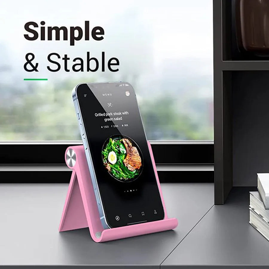 Support de téléphone réglable, pliable et portable