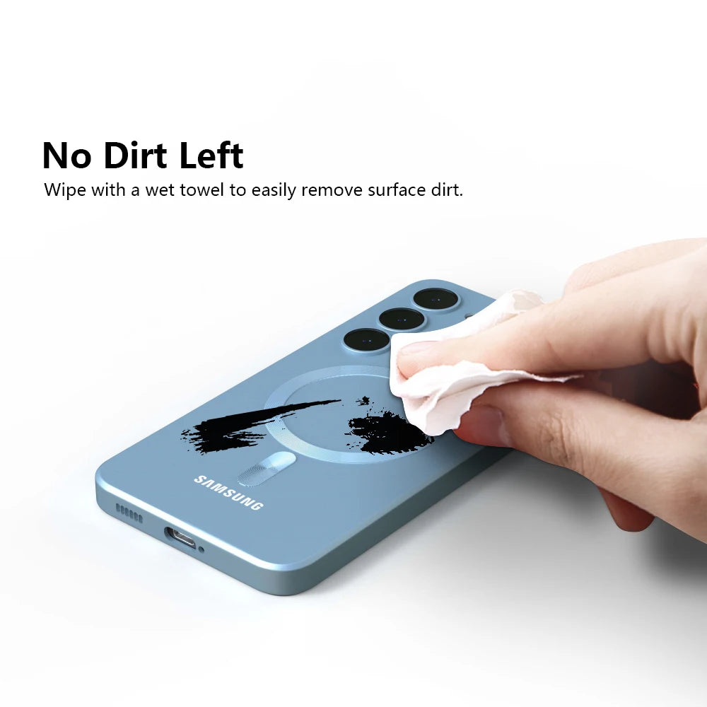 Coque magnétique en silicone Samsung