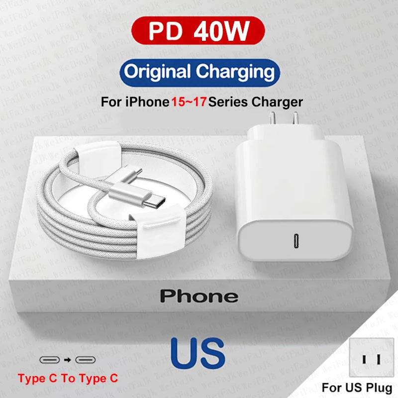 Chargeur Type C et Apple