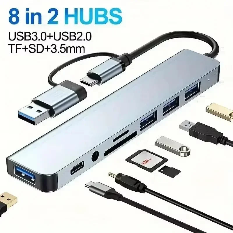 Adaptateur USB C 8 en 1