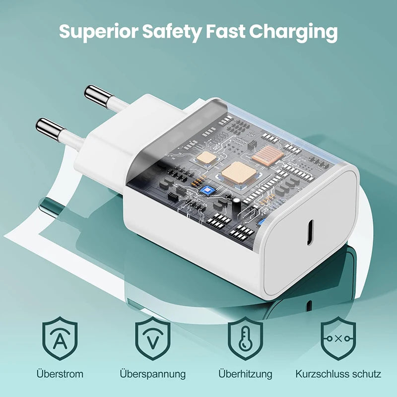 Chargeur Type C et Apple