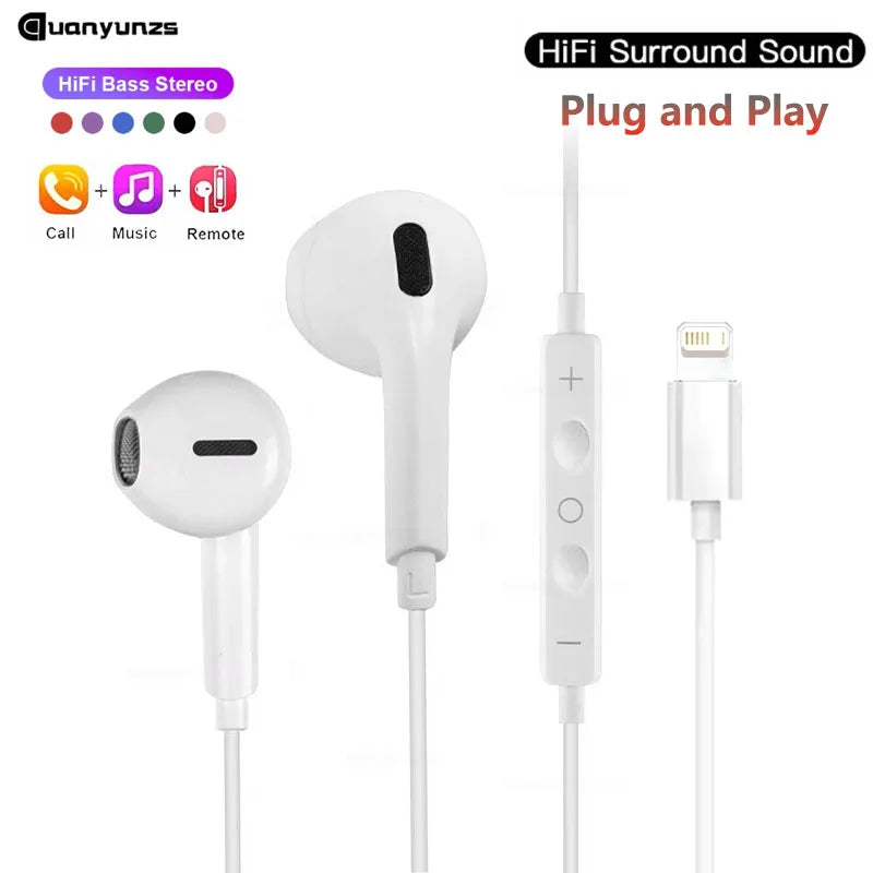 Ecouteurs filaire compatible avec iPhone