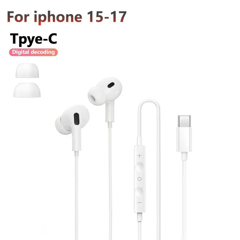 Ecouteurs filaire compatible avec iPhone