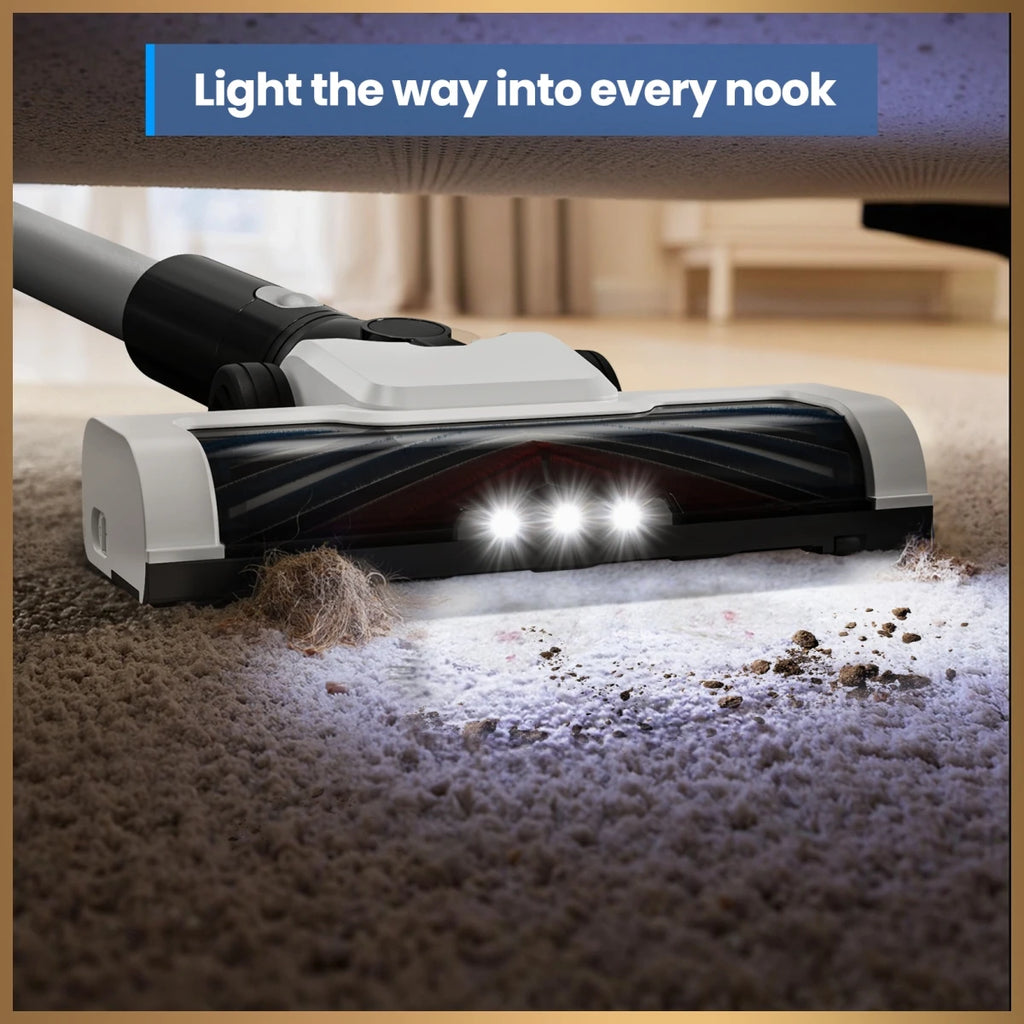 Aspirateur sans fil léger pour poils d'animaux, tapis et sols en bois dur