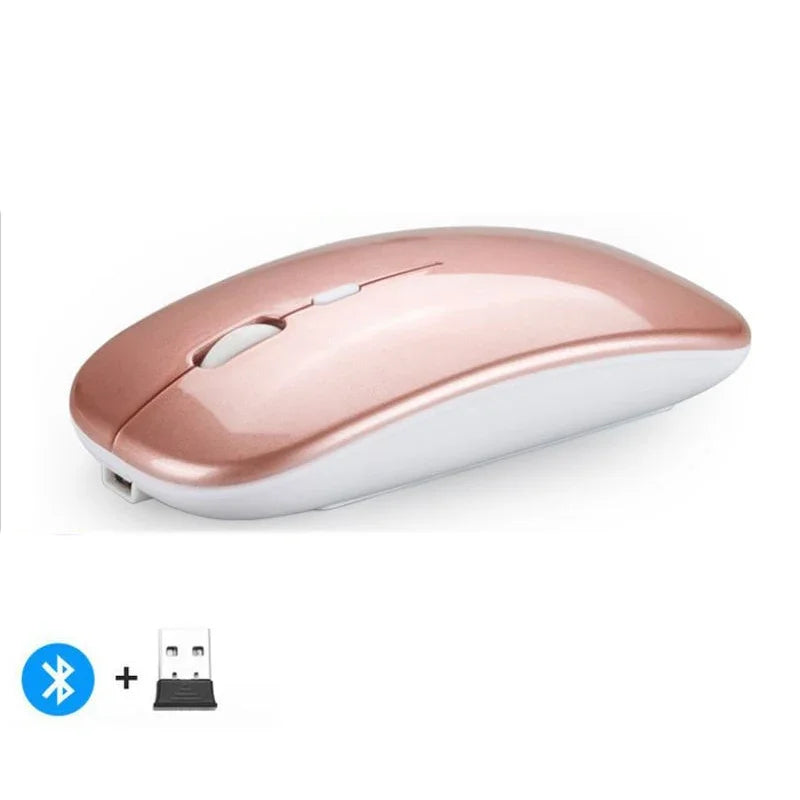 Souris sans fil Bluetooth rechargeable