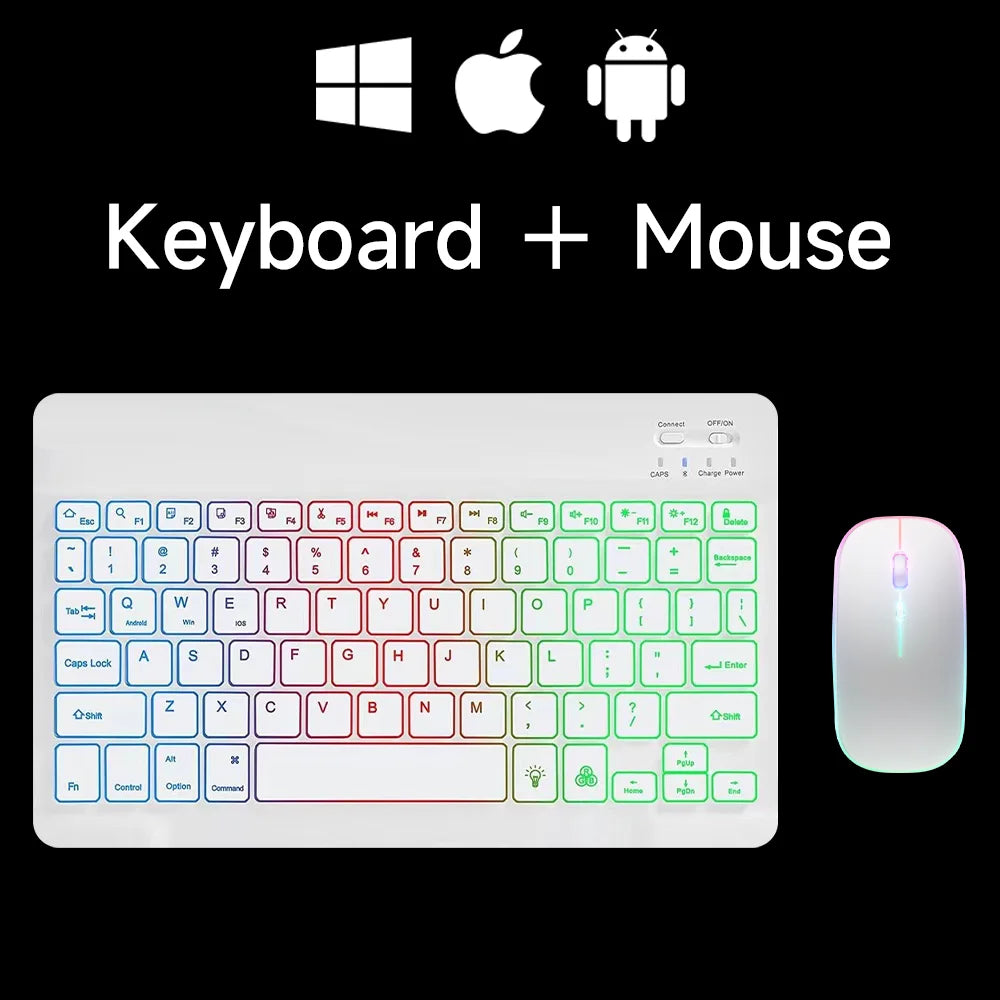 Clavier 10 pouces et souris sans fil