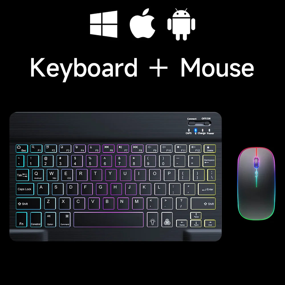 Clavier 10 pouces et souris sans fil